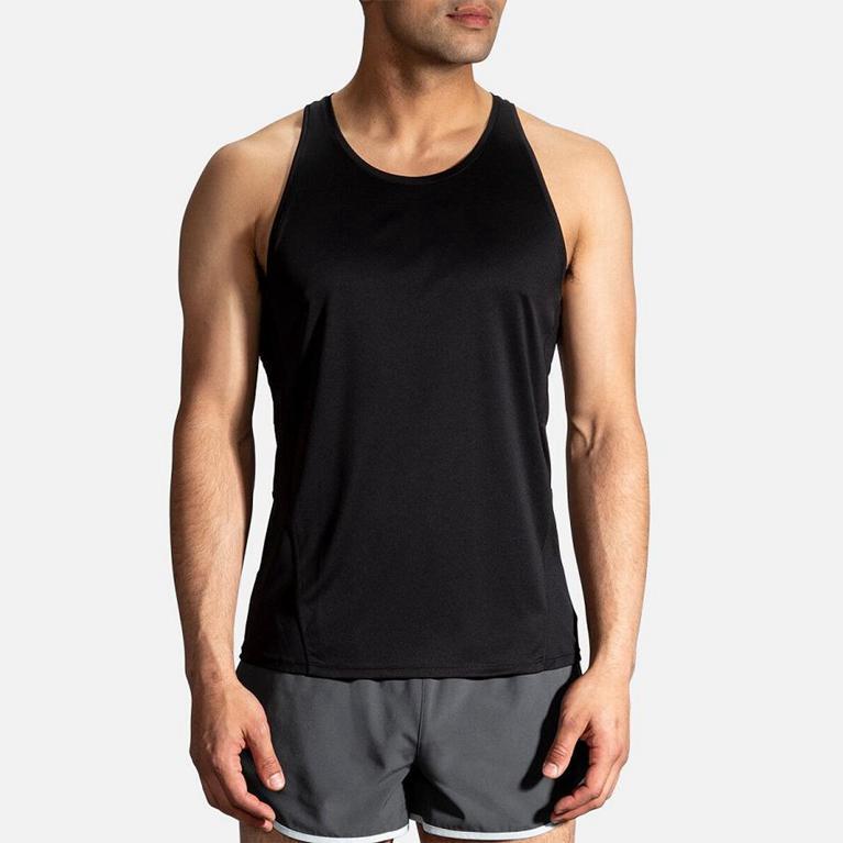 Brooks STEALTH Running Tank Top Mens Online - Grey (BIJ945738)